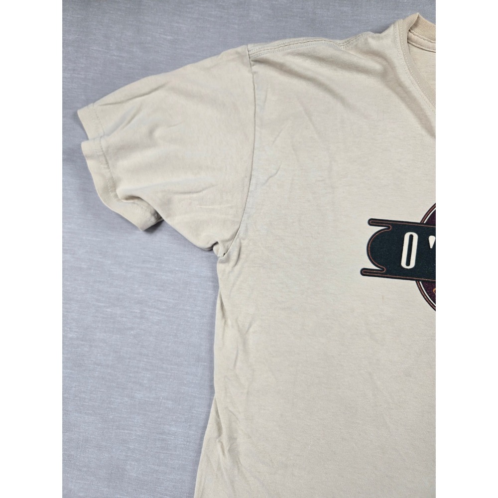 Gildan Ultra Cotton Mens ORielly Irish Pub Graphic T-Shirt Tan Large 2008 Logo - Picture 7 of 12
